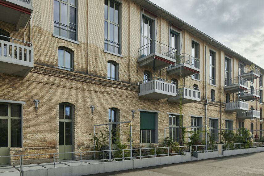 unico Doors and unico Windows - Town houses at Lokstadt, Winterthur located in Winterthur, Switzerland