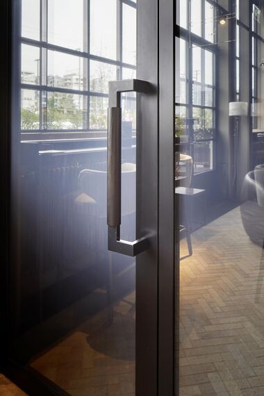 unico xs Windows and unico Doors - Conversion of old shed building, Zug located in Zug, Switzerland