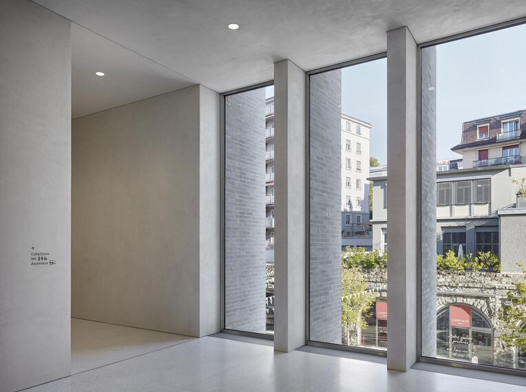 unico Doors, unico Windows and thermfix light Facades - MCBA Cantonal Museum of Fine Arts, Lausanne located in Lausanne, Switzerland