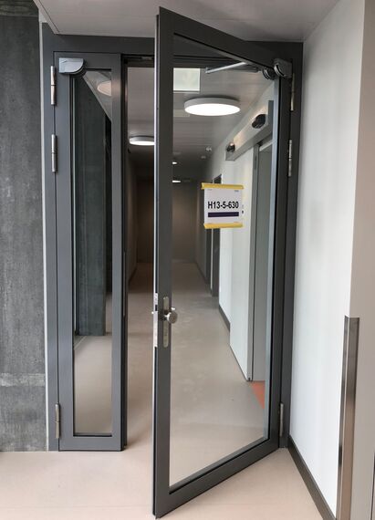 thermfix vario Facades, fuego light Doors, unico Doors and presto 50 Doors - The Circle, Zurich located in Zürich, Switzerland