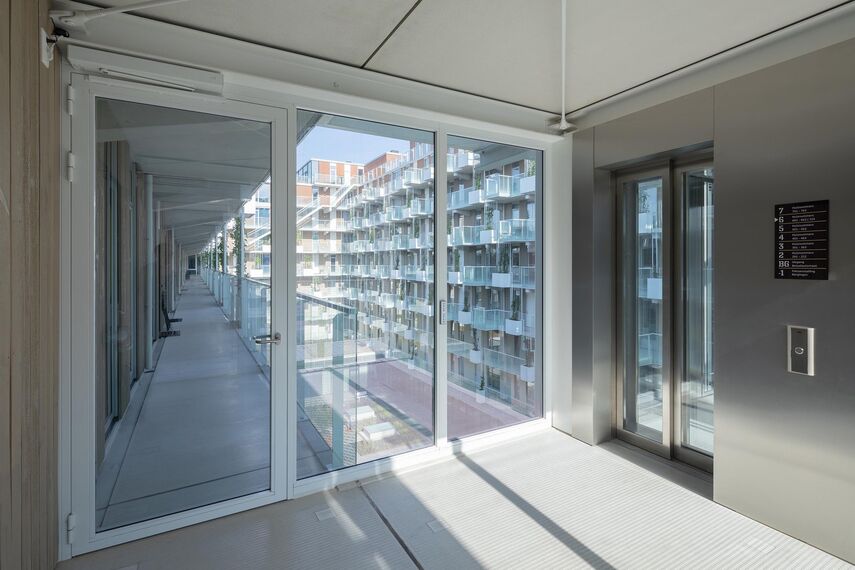 presto 50 Doors, presto 50 Windows, unico xs Windows and thermfix vario Facades - Fenix I, Rotterdam located in Rotterdam, The Netherlands
