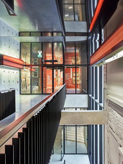 unico Windows and thermfix vario Facades - Le Signe, National Center of Graphic Design located in Chaumont, France