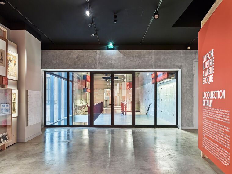 unico Windows and thermfix vario Facades - Le Signe, National Center of Graphic Design located in Chaumont, France