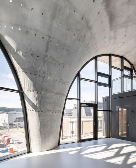 thermfix vario Facades, unico Doors and unico Windows - HiLo research and innovation unit, Duebendorf located in Dübendorf, Switzerland