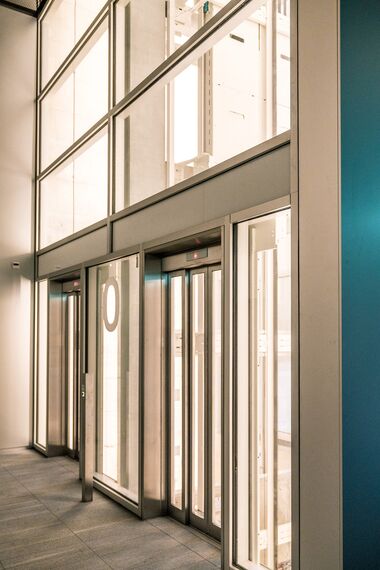 thermfix vario Facades, fuego light Doors, unico Doors and presto 50 Doors - The Circle, Zurich located in Zürich, Switzerland
