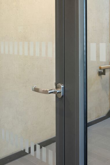 fuego light Windows, fuego light Doors, presto 60s Doors and presto 50 Doors - BBZ Dithmarschen vocational training centre located in Heide, Germany