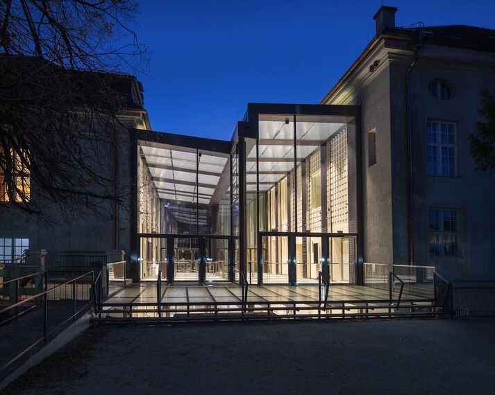 unico Doors - The new foyers at Mozarteum Salzburg located in Salzburg, Austria