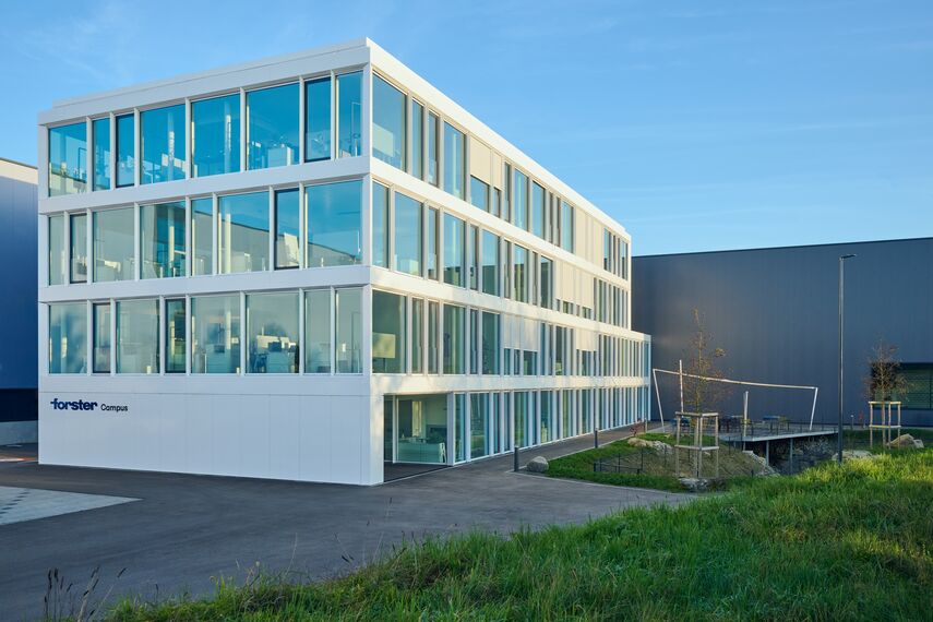 unico Windows, fuego light Doors, thermfix vario Facades, unico Doors, fuego light Sliding systems, unico Sliding systems and presto xs Doors - Forster Campus, Romanshorn located in Romanshorn, Switzerland