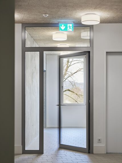 thermfix vario Facades, fuego light Doors and fuego light Sliding systems - Zentrum Biffig, Schötz located in Schoetz, Switzerland