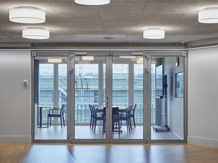 thermfix vario Facades, fuego light Doors and fuego light Sliding systems - Zentrum Biffig, Schötz located in Schoetz, Switzerland