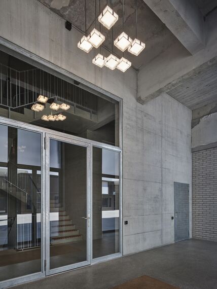 unico Doors and unico xs Windows - Conversion of the Papieri site in Cham located in Cham, Switzerland