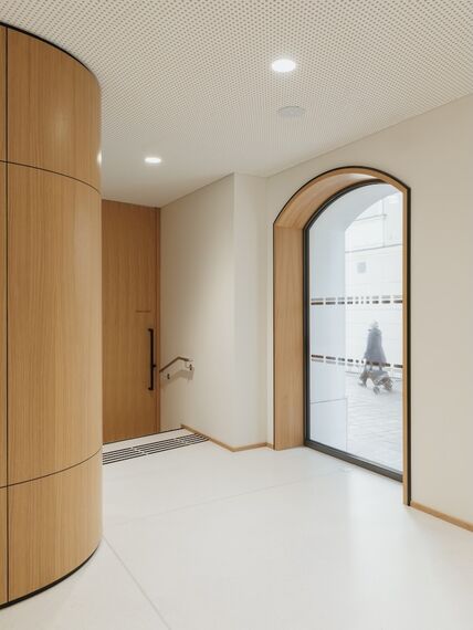 unico Doors, fuego light Doors, unico standard Doors, fuego light fire resistance 30 Doors, fuego light fire resistance 90 Doors and fuego light fire resistance 60 Doors - Renovation of Kärntner Sparkasse in Klagenfurt located inAustria