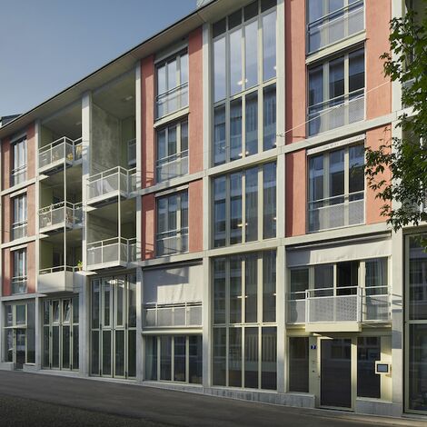 unico Doors and unico Windows - Town houses at Lokstadt, Winterthur located in Winterthur, Switzerland