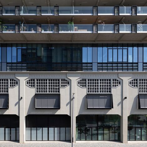 presto 50 Doors, presto 50 Windows, unico xs Windows and thermfix vario Facades - Fenix I, Rotterdam located in Rotterdam, The Netherlands