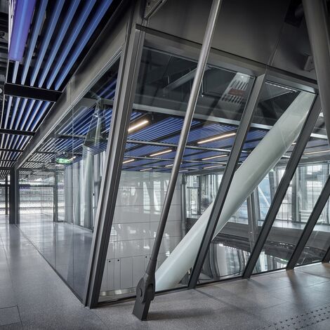fuego light Doors, fuego light Sliding systems and thermfix light Facades - Airport Terminal, Geneva located in Geneva, Switzerland