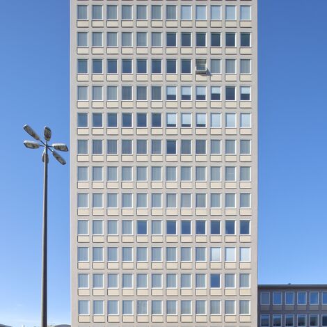 thermfix vario Facades and unico Windows - Plaerrer high-rise building, Nuremberg located in Nürnberg, Germany