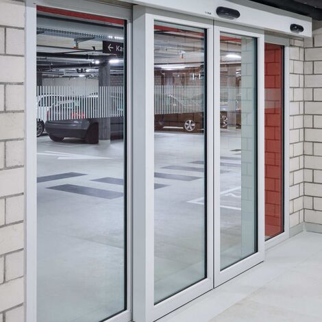 fuego light Sliding systems, fuego light Doors and unico Doors - St. Galler Kantonalbank Hall located in St. Gallen, Switzerland