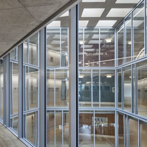 thermfix vario Facades, fuego light Doors and fuego light Sliding systems - Zentrum Biffig, Schötz located in Schoetz, Switzerland