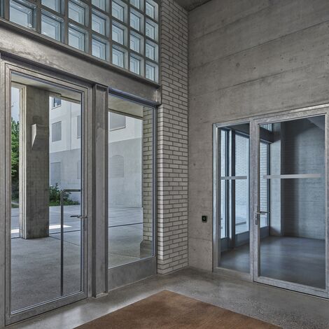 unico Doors and unico xs Windows - Conversion of the Papieri site in Cham located in Cham, Switzerland