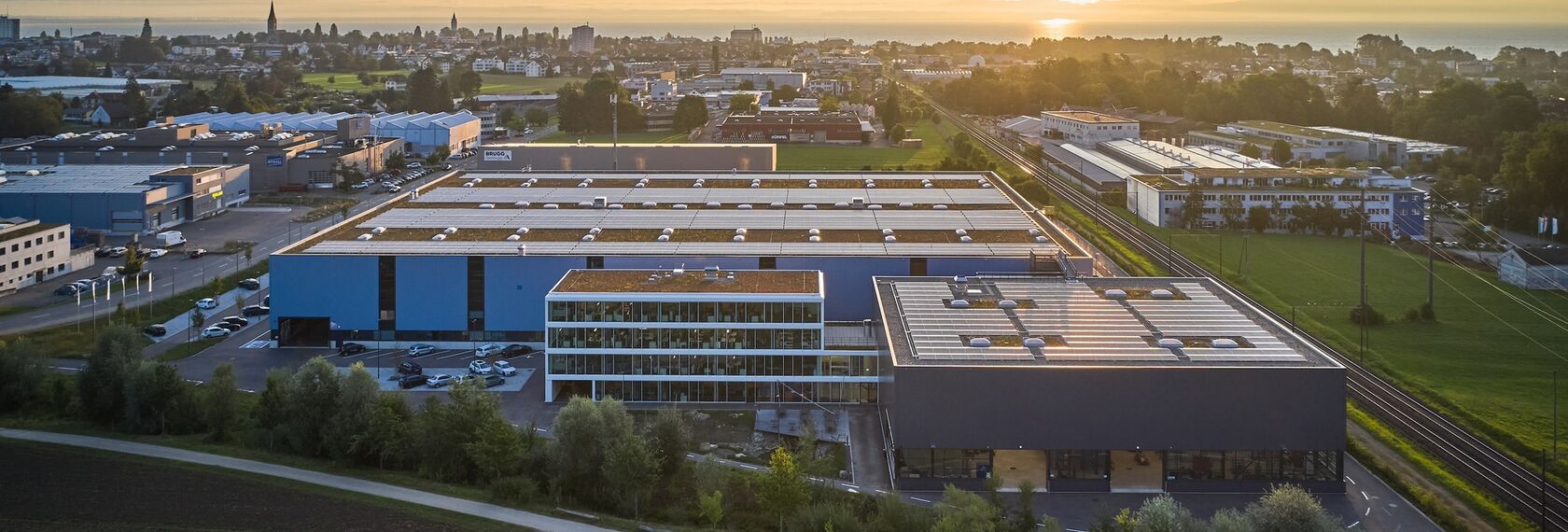unico Windows, fuego light Doors, thermfix vario Facades, unico Doors, fuego light Sliding systems, unico Sliding systems and presto xs Doors - Forster Campus, Romanshorn located in Romanshorn, Switzerland