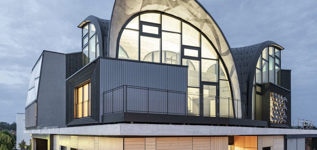 thermfix vario Facades, unico Doors and unico Windows - HiLo research and innovation unit, Duebendorf located in Dübendorf, Switzerland