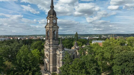 unico Windows, unico Doors, presto 50 Doors and fuego light Doors - Trinitatiskirche, Dresden located in Dresden, Germany